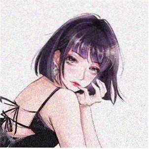 留言用户头像，白色背景上的简笔人物侧影与叶脉纹理